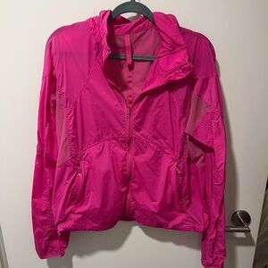 Lululemon Classic-Fit Ventilated Running Jacket - Sonic Pink - Size 12
